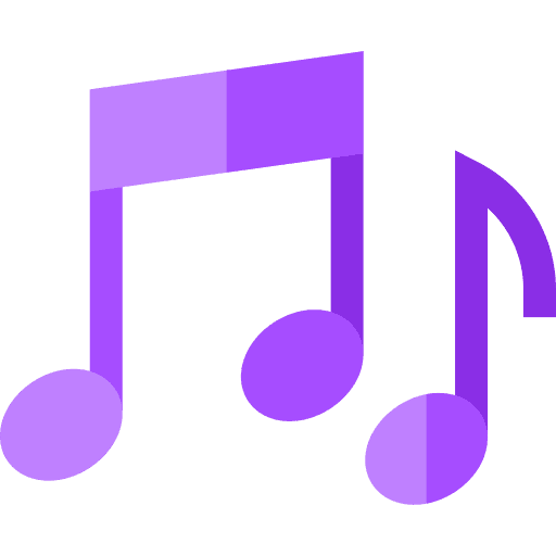 Music song musical notes music and multimedia icon