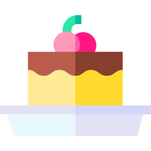 Cake food cherry bakery icon Cake food cherry bakery icon