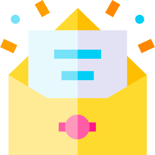 Letter envelope birthday invitation letter icon Letter envelope birthday invitation letter icon