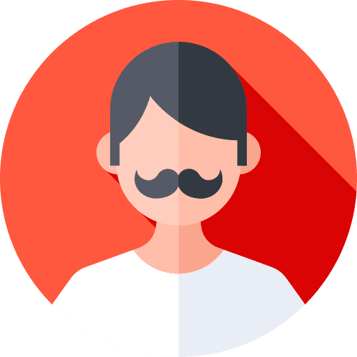 Father people moustache avatar icon