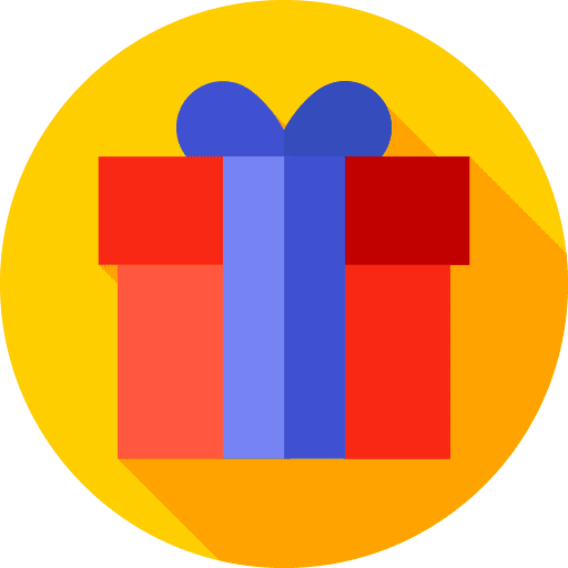 Gift box birthday birthday and party package icon