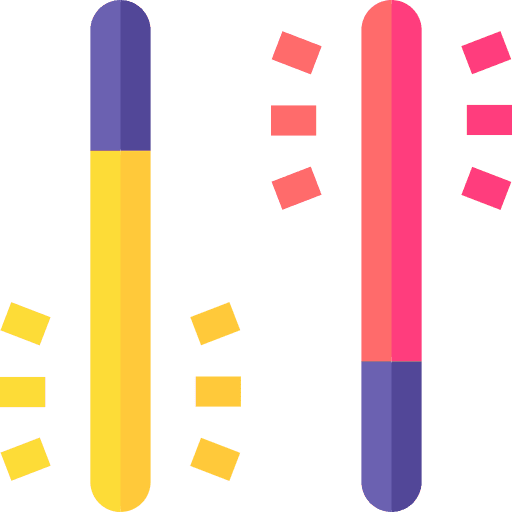 Light stick festival glow sticks show icon