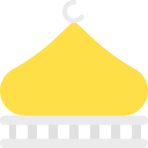 Mosque architecture and city religion mosque icon