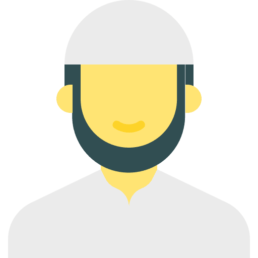 Muslim ramadan beard user icon