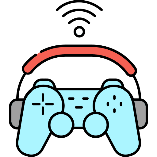 Videogame live multimedia streaming icon Videogame live multimedia streaming icon