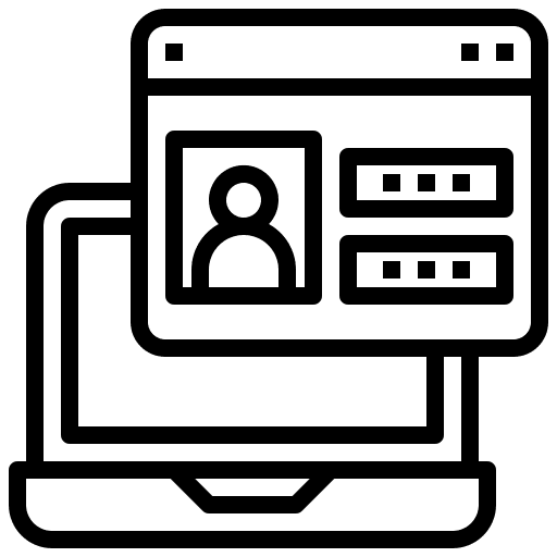 Login access password entry education icon