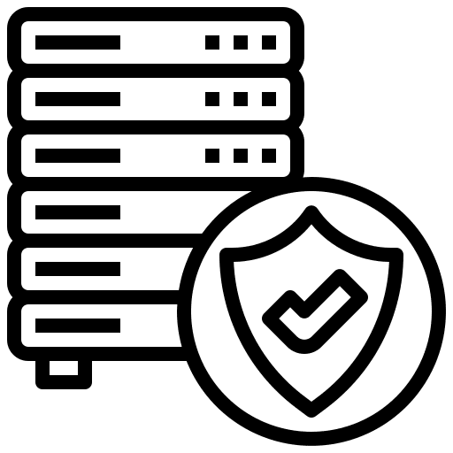 Server computer database server icon Server computer database server icon