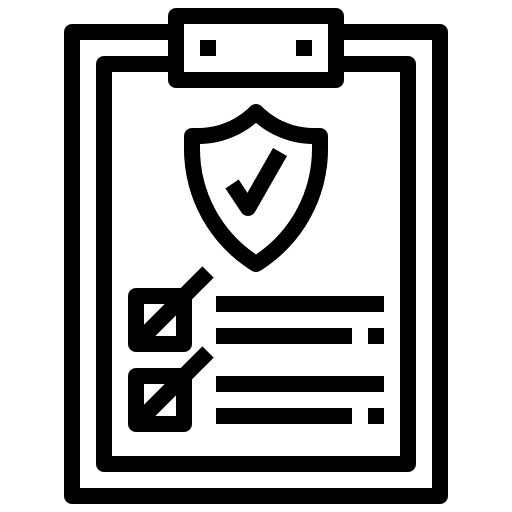 Checklist check mark checklist security icon