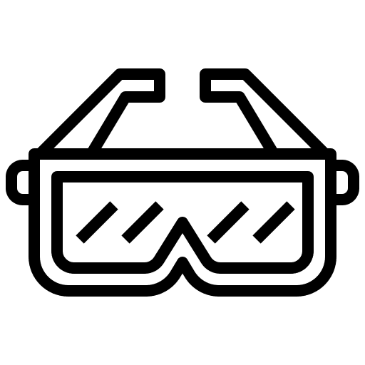 Glass eye security equipment icon