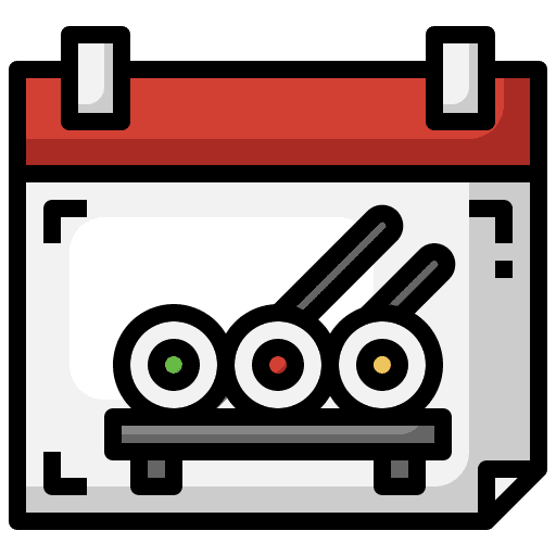 Sushi japanese food food and restaurant international day icon