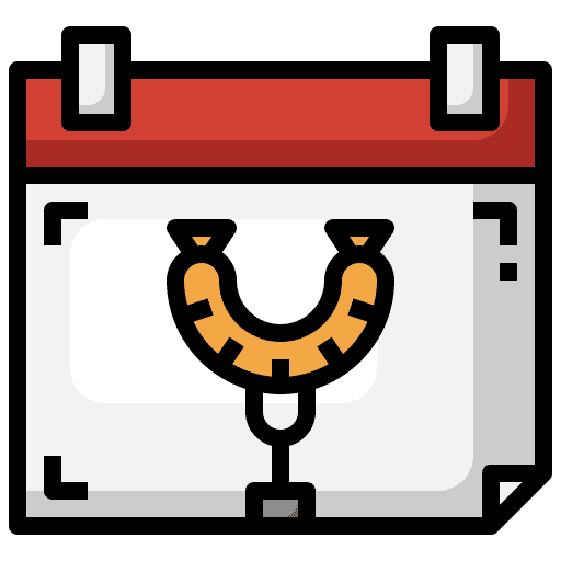 Sausage food and restaurant junk food international day icon