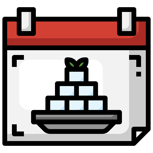 Tofu schedule event food and restaurant icon