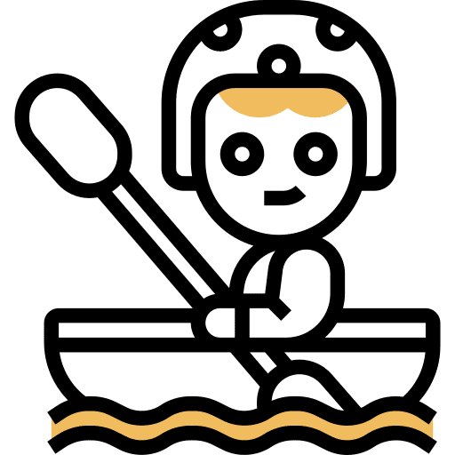 Rowing water sports and competition man icon Rowing water sports and competition man icon