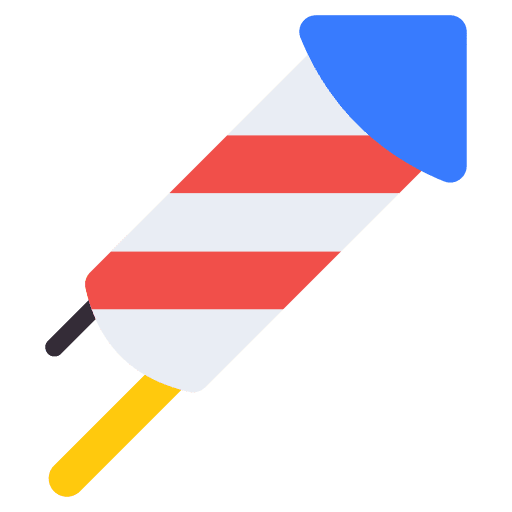 Firecracker fireworks petard celebration icon