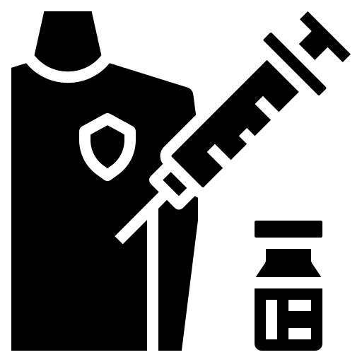 Injection medicine drugs vaccine icon