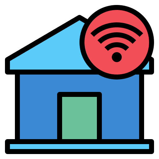 House electronics connection wifi icon