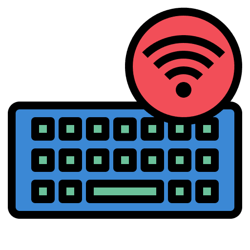 Keyboard connectivity wifi wireless icon