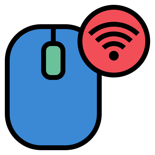 Mouse electronics wireless internet of things icon Mouse electronics wireless internet of things icon