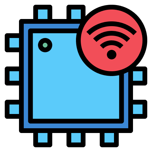 Chip chip internet of things processor icon Chip chip internet of things processor icon