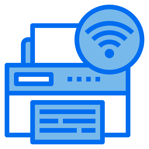 Printer wifi wireless printer icon