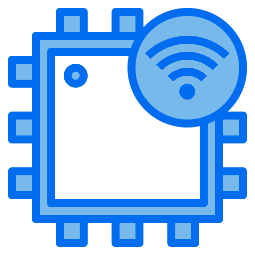 Chip chip electronics internet of things icon