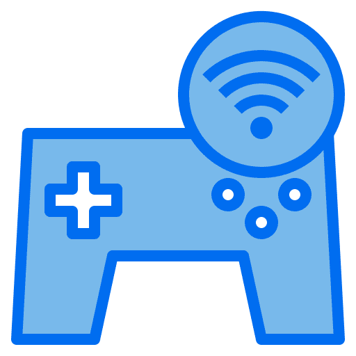 Game controller internet of things connectivity wireless icon