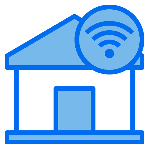 House electronics connection internet of things icon