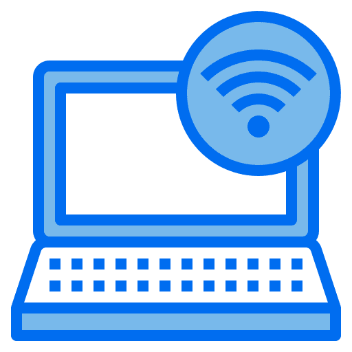 Laptop wifi connectivity connection icon