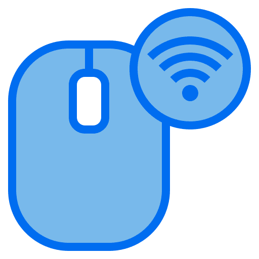 Mouse wifi connectivity internet of things icon