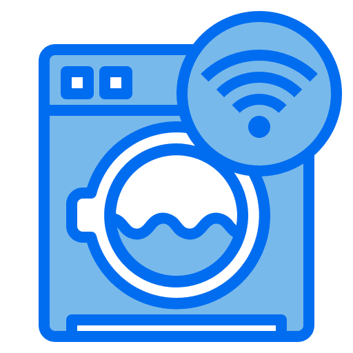Washing machine connection wifi connectivity icon