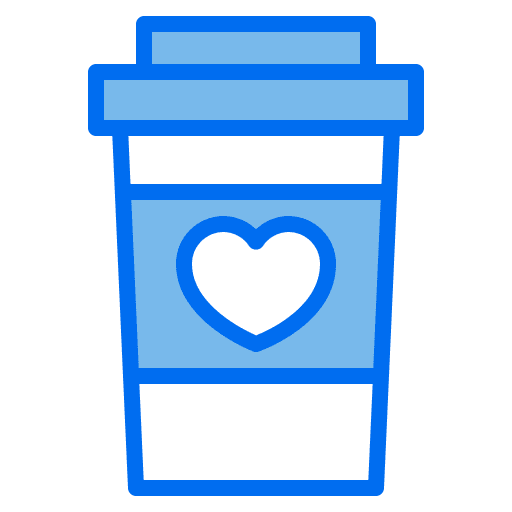Coffee cup take away restaurant cafe icon
