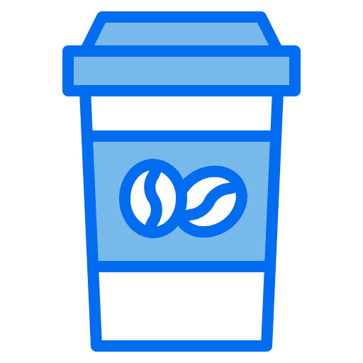 Take away coffee mug restaurant icon