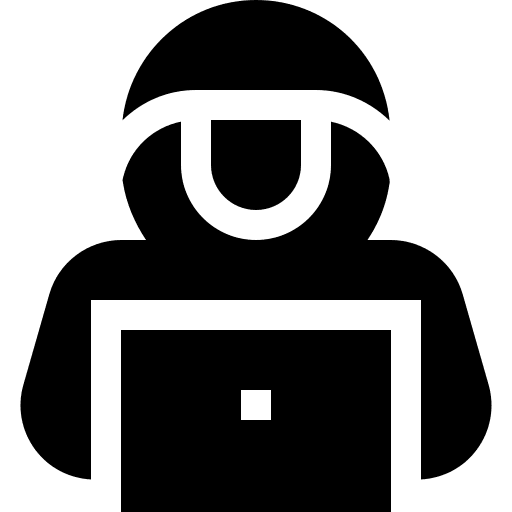 Cybercrime people security criminal icon