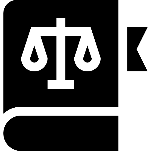 Law book book oath legislation icon