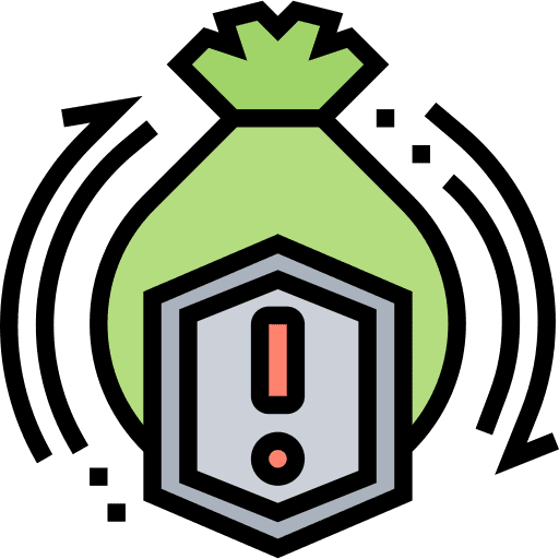 Insurance money problem shield icon Insurance money problem shield icon