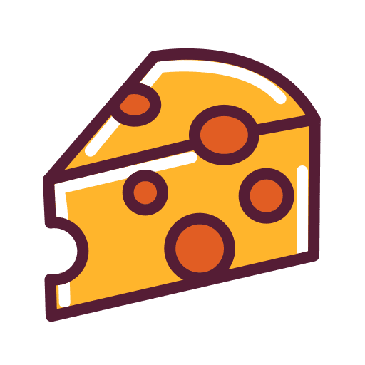 Cheese wedge food and restaurant cheese icon