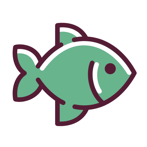 Fish fishing food and restaurant seafood icon