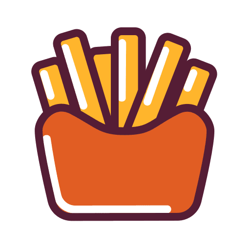 French fries french fries restaurant fast food icon