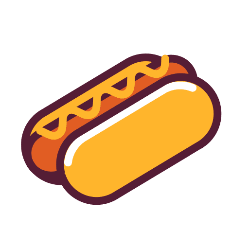 Hot dog hot dog mustard junk food icon Hot dog hot dog mustard junk food icon