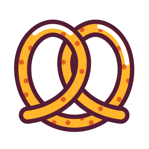 Pretzel pretzel salty cracker pastry icon Pretzel pretzel salty cracker pastry icon