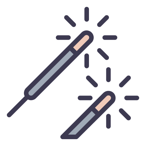 Firework entertainment birthday and party celebration icon