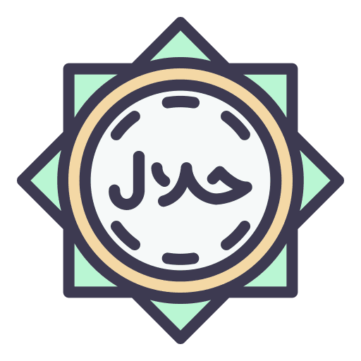Halal muslim halal product icon Halal muslim halal product icon
