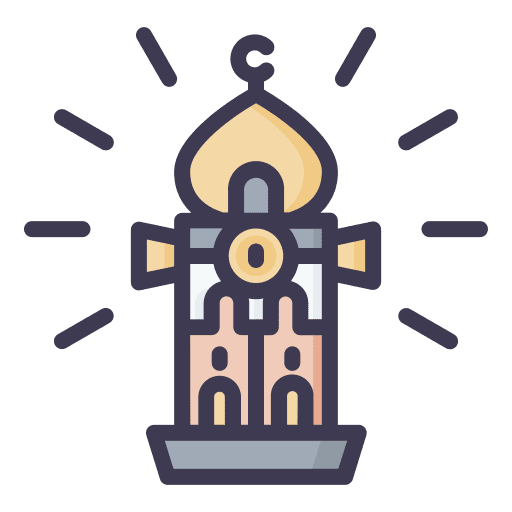 Mosque eid mubarak muslim architectonic icon Mosque eid mubarak muslim architectonic icon