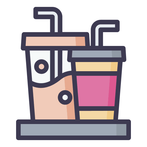 Soft drink soft drink take away food and restaurant icon Soft drink soft drink take away food and restaurant icon