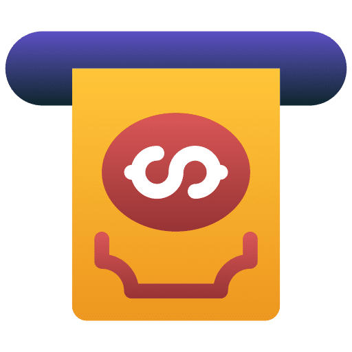 Cash banknote money dollar icon Cash banknote money dollar icon