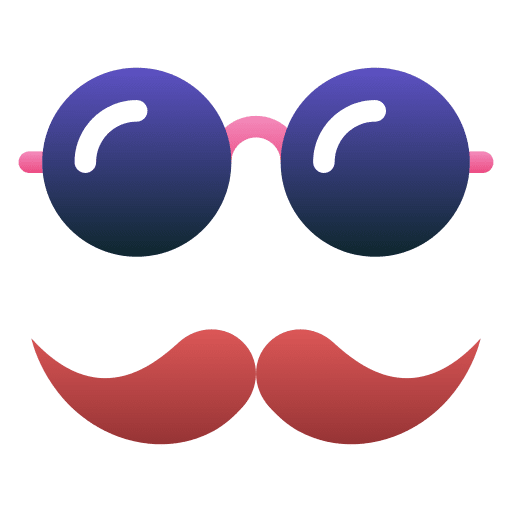 Hipster moustache fashion sunglasses icon Hipster moustache fashion sunglasses icon