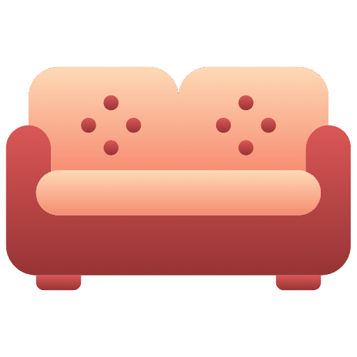 Sofa couch furniture and household comfortable icon Sofa couch furniture and household comfortable icon