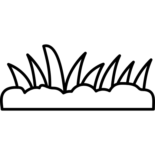 Grass garden plant gardening icon