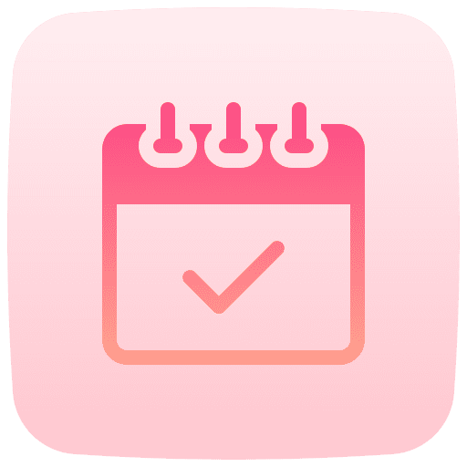 Calendar tick administration time and date icon Calendar tick administration time and date icon