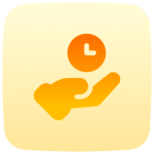 Clock time and date gesture share icon Clock time and date gesture share icon